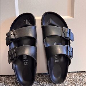 Birkenstock Black Double-Strap Sandals